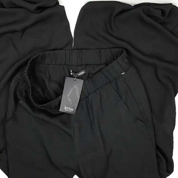 Krisa Revolve Black Side Slit Pants | XS 0/2 - Picture 10 of 12